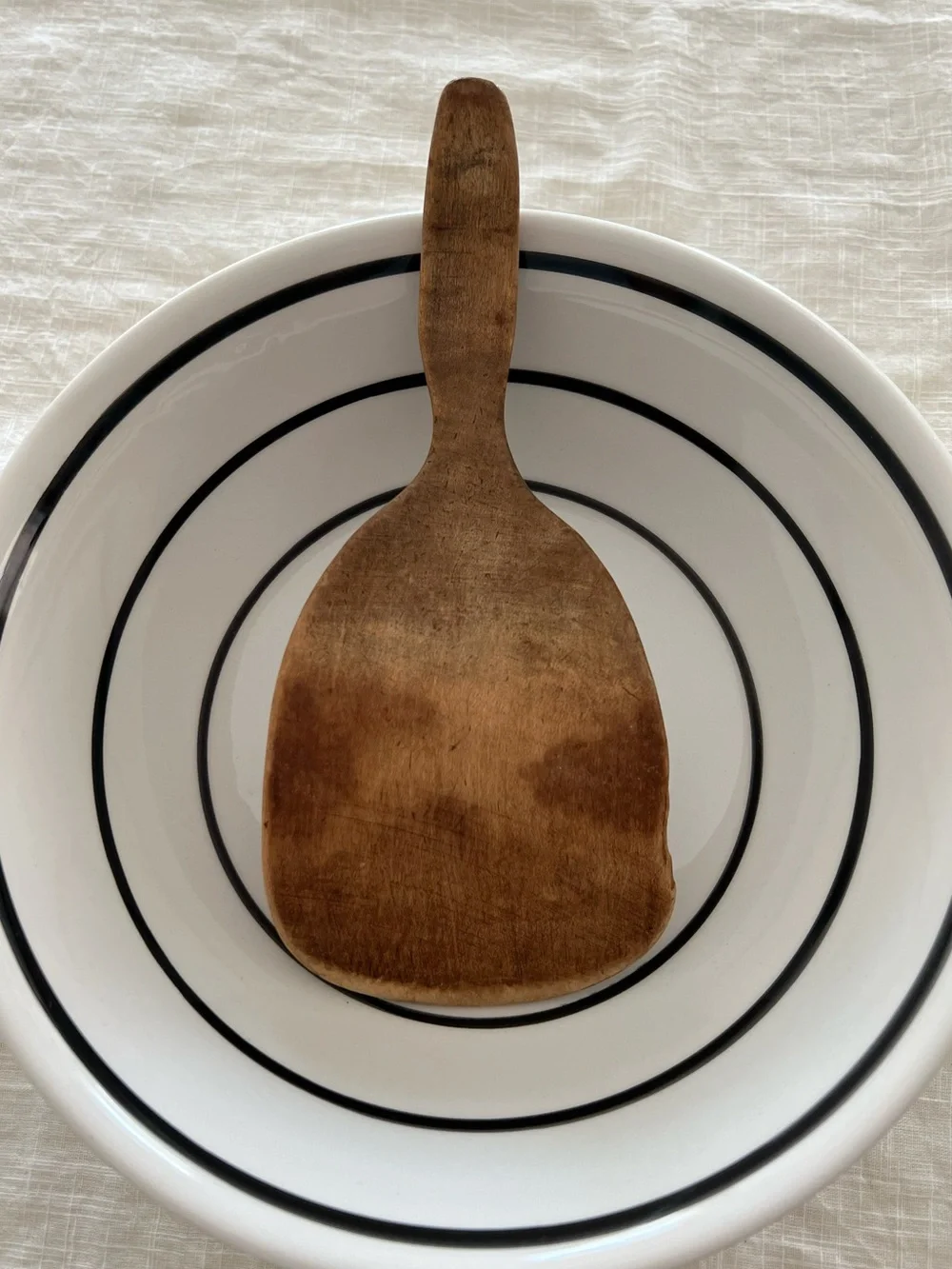 Vintage Primitive Wooden Butter Paddle Handmade Rustic Farmhouse Kitchen Decor